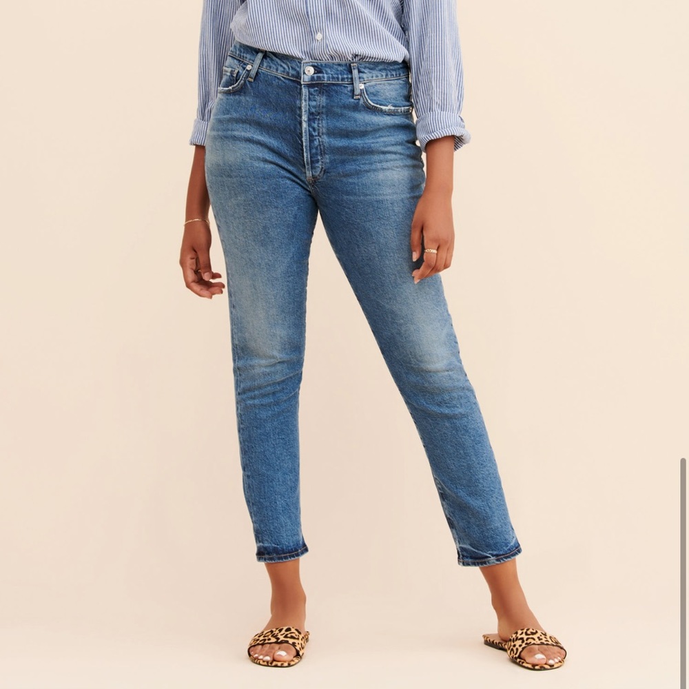 Citizens of Humanity Olivia High-Risk Slim Ankle Jean
